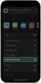 Pwa instruction iOS Safari